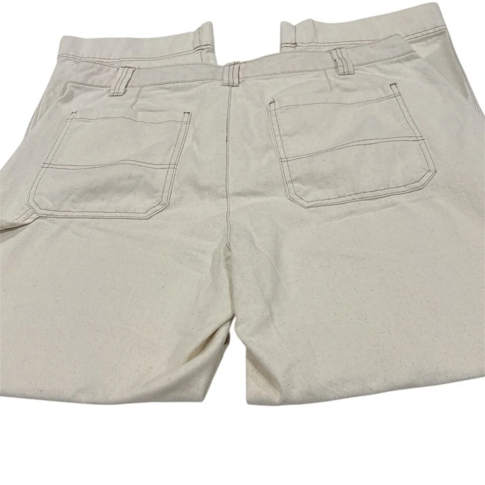 Old Navy High Waisted Utility Pant in Natural White NWT - Picture 6 of 11